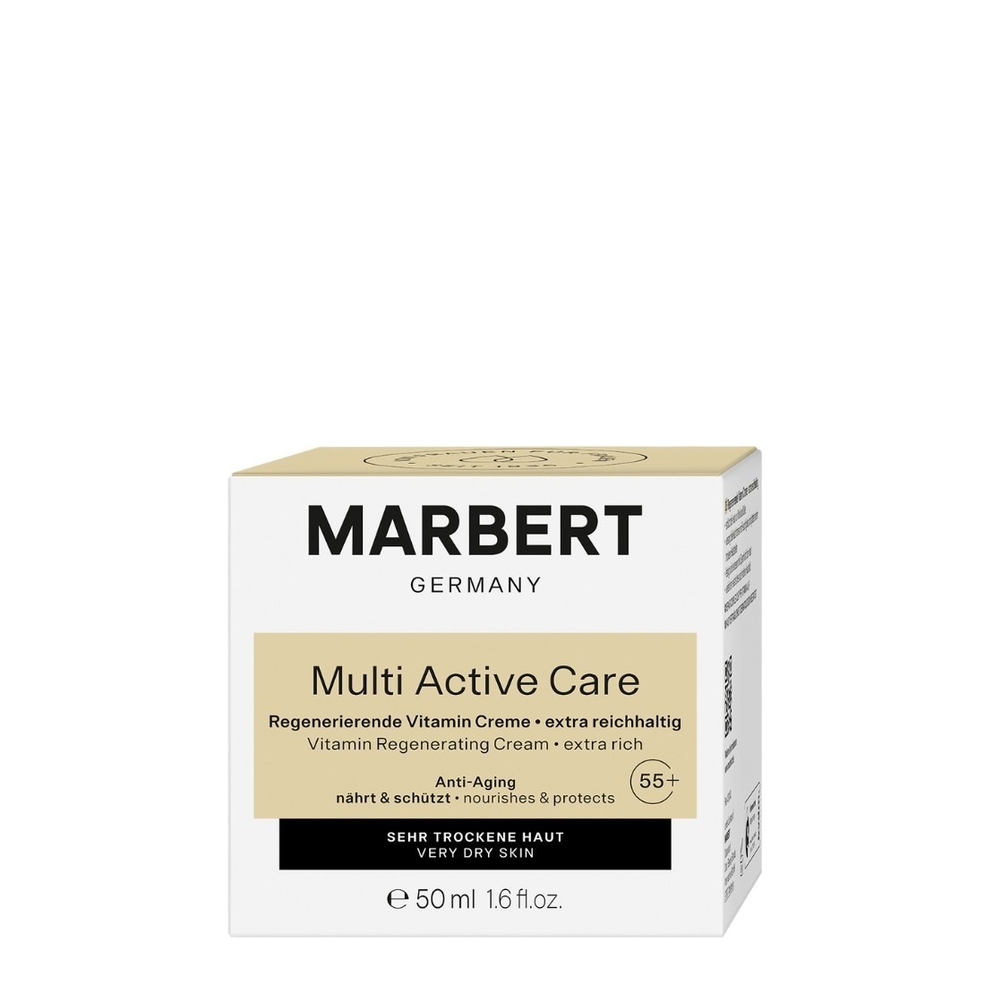 Cremă regulatoare Marbert Extra Rich, îmbogățită cu vitamine, pentru ten foarte uscat