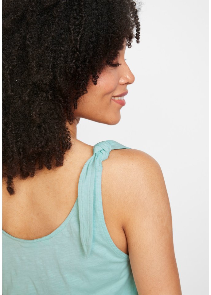 Jersey-Kleid mit Knotendetails