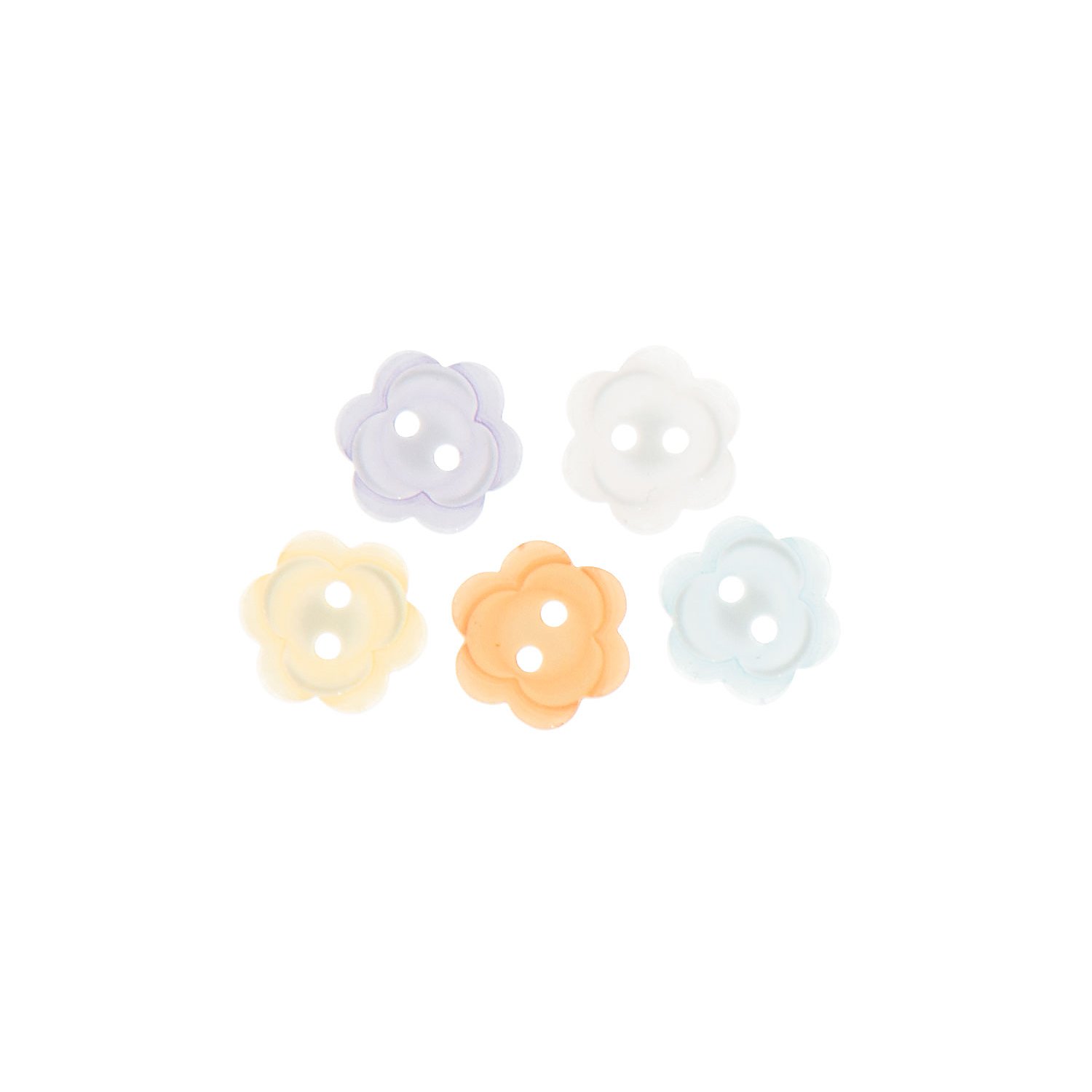 buttinette Blumenknöpfe, 11,5 mm Ø, 60 Stück