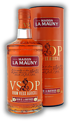 La Mauny V.S.O.P. Rhum Vieux Agricole La Mauny V.S.O.P. Rhum Vieux Agricole Weich, fruchtig und fein. 0,7	 Liter - Vol 40%