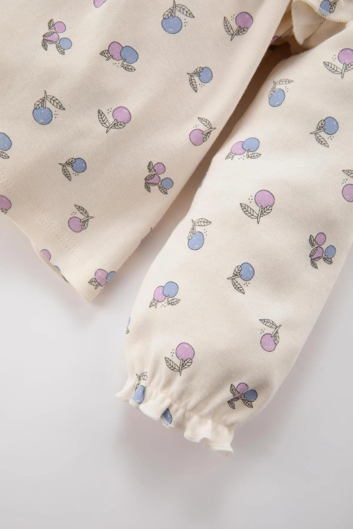 DeFacto  Gemusterter Langarm-Overall für Babys, Mädchen, Strumpfhosen, 2-teiliger Overall