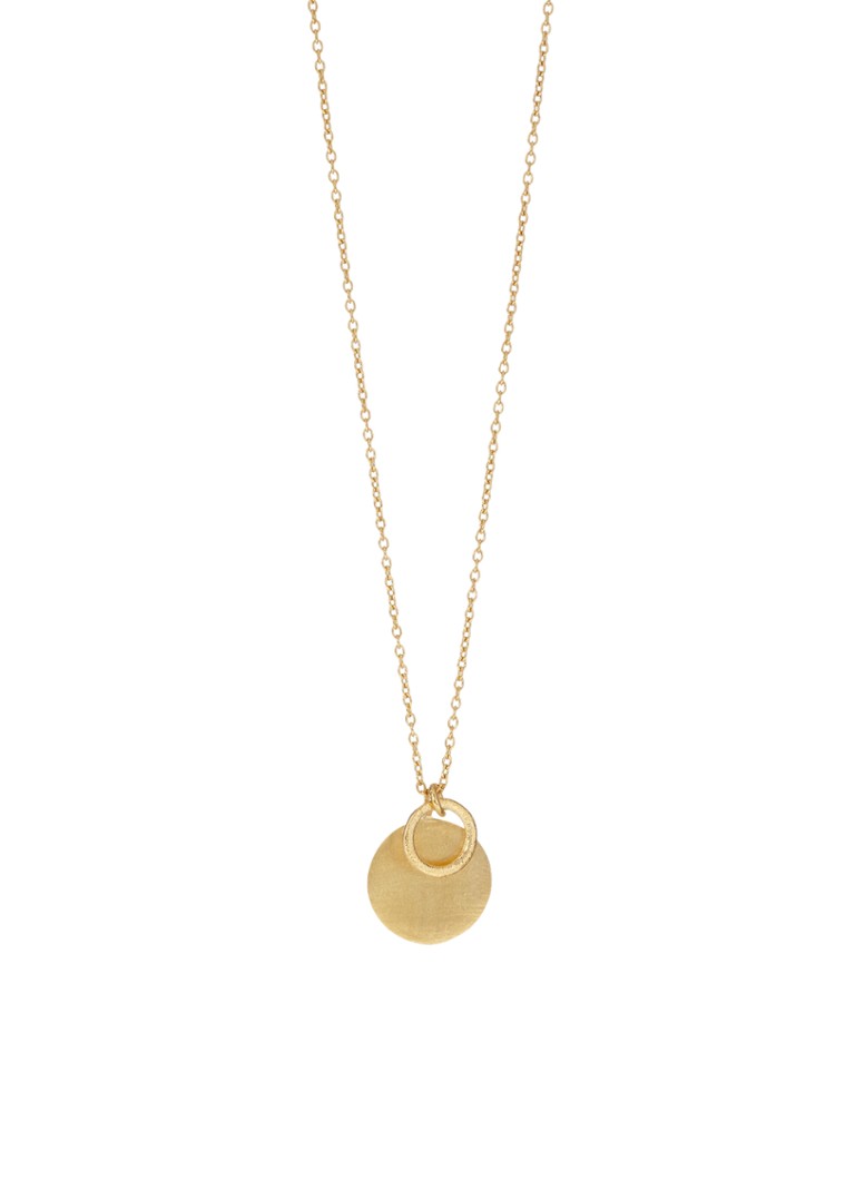 Pernille Corydon Coin & Circle necklace gold plated
