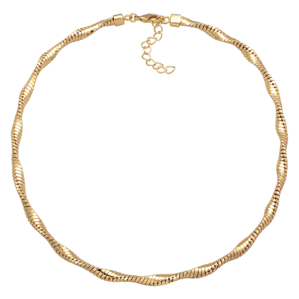 Elli Elli Collier Femmes Cordon Torsadé Basique Couleur Or Bijoux