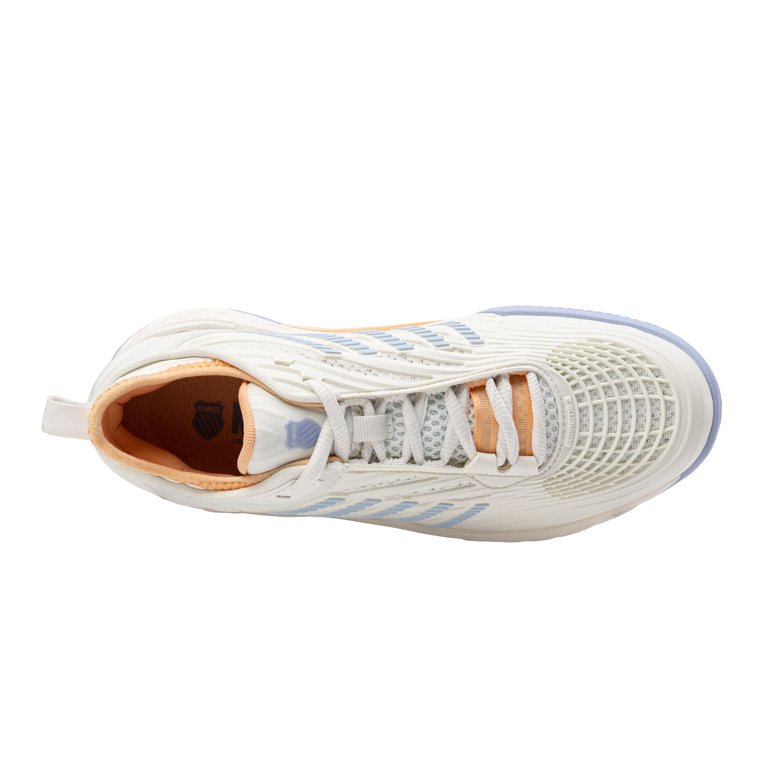 Hypercourt Supreme 2 CLAY Sandplatzschuh Damen - Weiß, Apricot