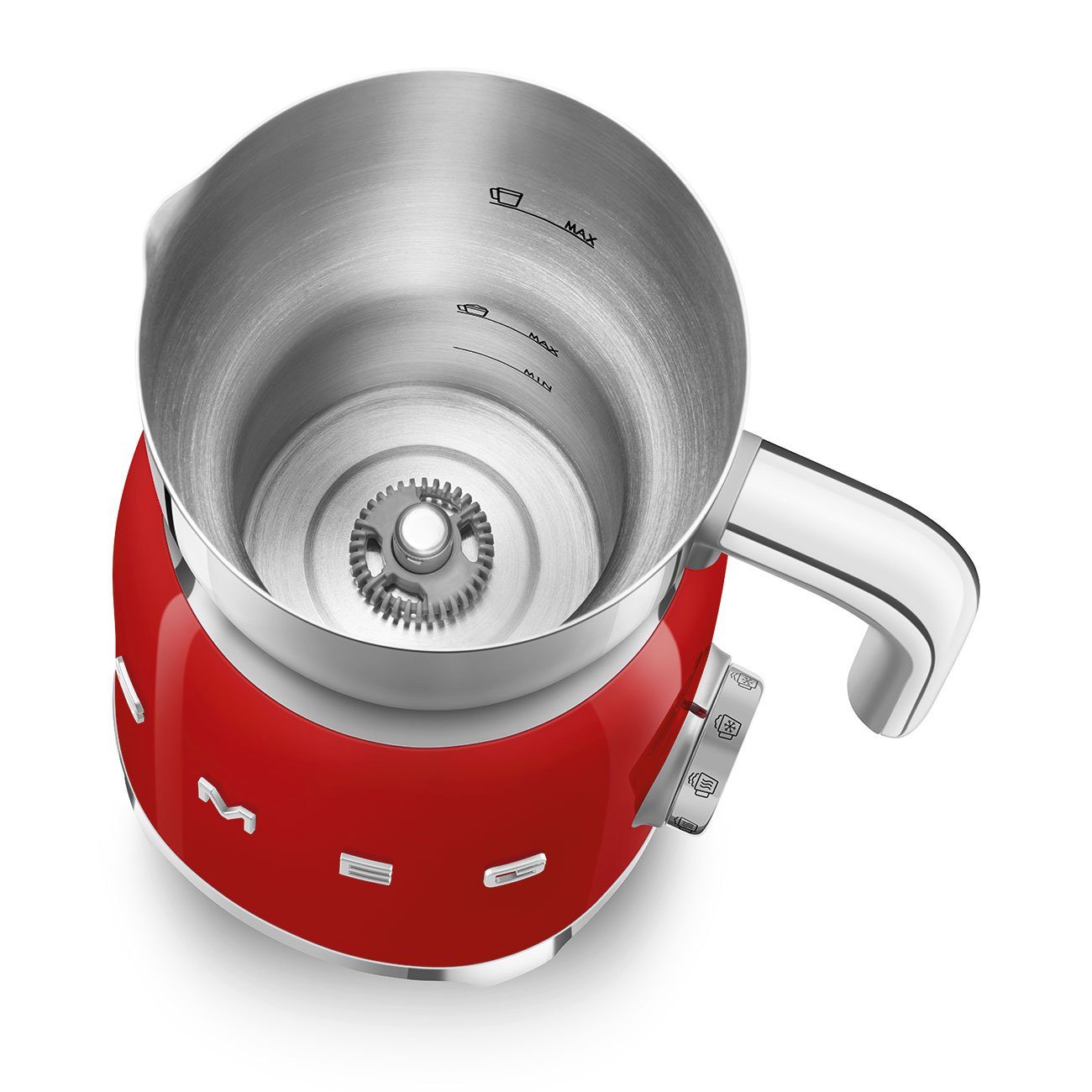 Smeg Milchaufschäumer MFF11RDEU, Rot