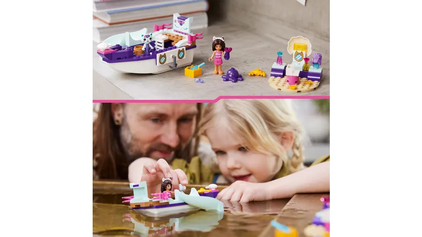 LEGO Gabby's Dollhouse 10786 Meerkätzchens Schiff und Spa