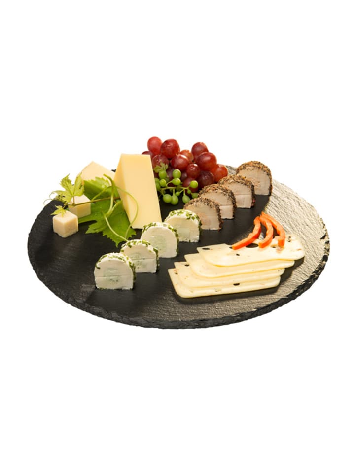 APS Tortenplatte / Servierplatte in Schwarz, Maße: 32 x 32 x 2,5 cm günstig kaufen onesize