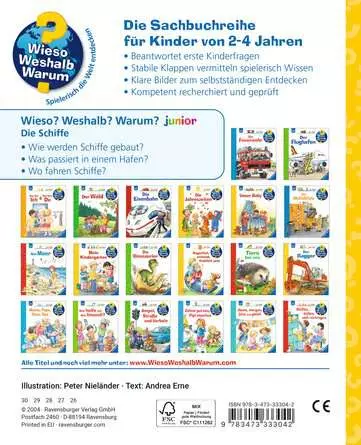 Ravensburger Wieso? Weshalb? Warum? junior, Band 8: Die Schiffe