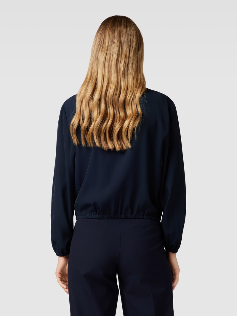Bomberjacke mit Reißverschluss in marineblau