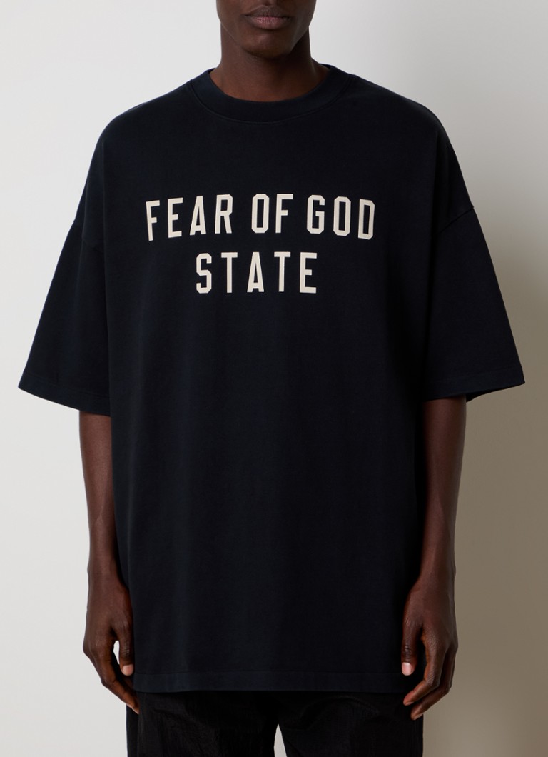 Fear of God Essentials -ylimitoitettu t-paita logopainatuksella