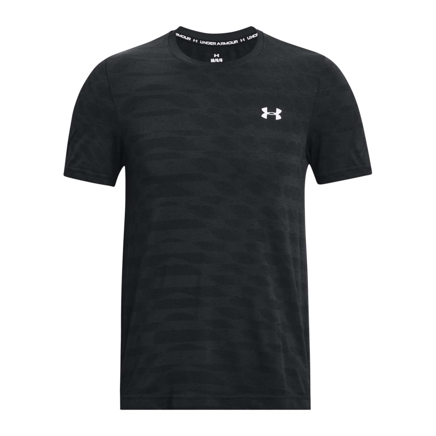 Under Armour Seamless Ripple T-Shirt Schwarz F001