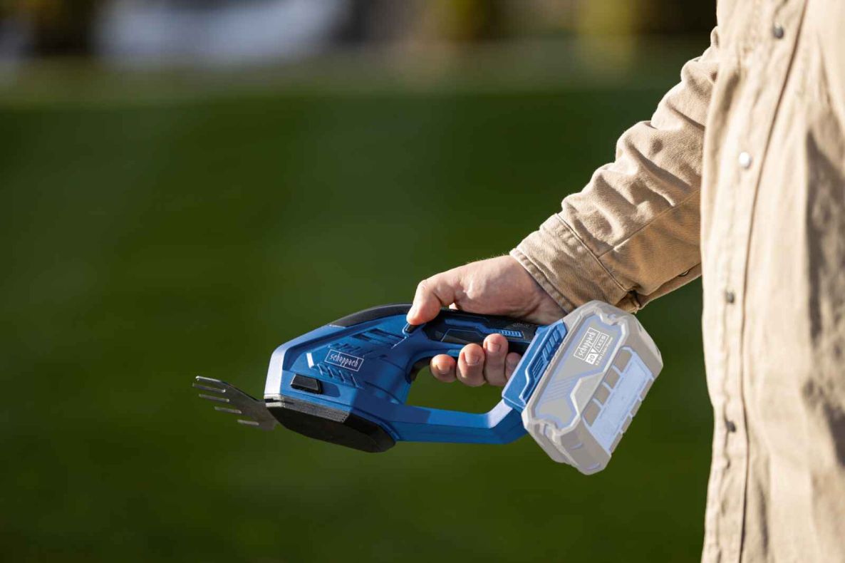 Scheppach 5912205900 Akku Græs- & Hækketrimmer 20V C-HTGS200-X