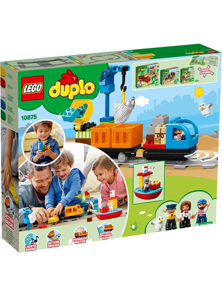 duplo LEGO® DUPLO® 10875 Güterzug, 105 Teile in Mehrfarbig ab 2 Jahre günstig kaufen onesize