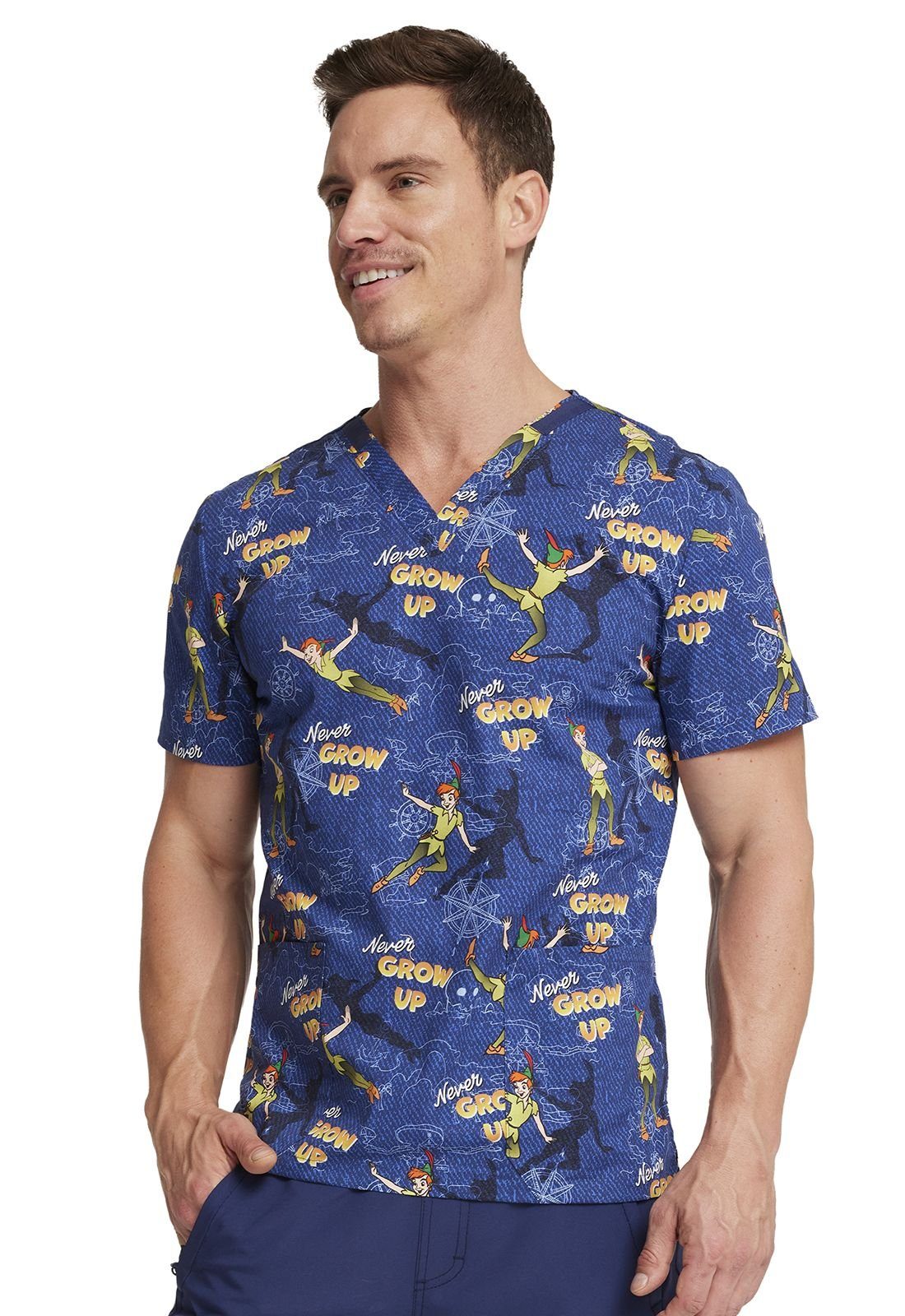 Cherokee Funktionsbluse Bunt bedruckter Unisex Kasack 