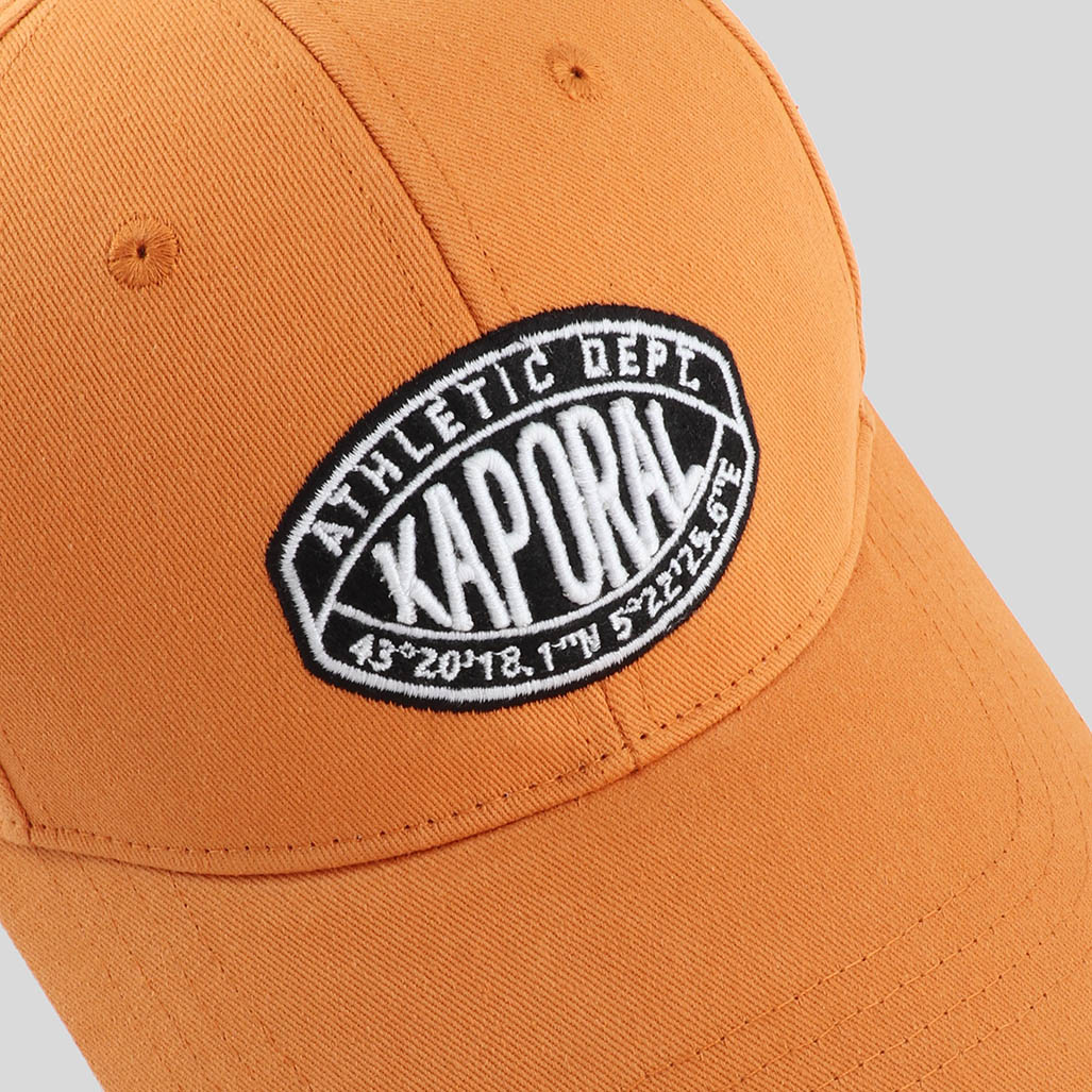 MERI   Casquette orange homme 100% coton