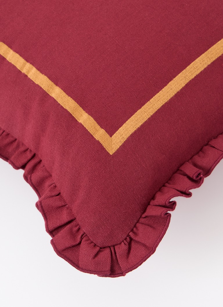 Coussin décoratif Palais Carry en coton biologique 50 x 50 cm
