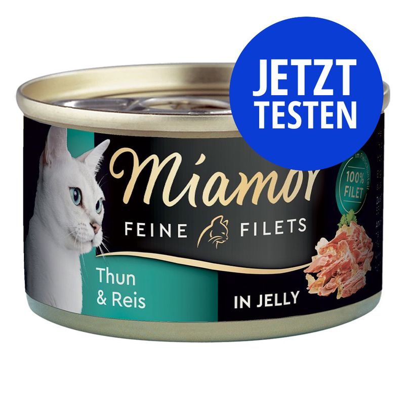 Probierpaket Miamor Feine Filets in Jelly 12 x 100 g zu TOP-Preisen