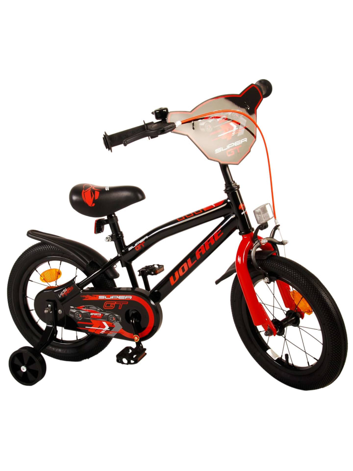 Volare Kinderfahrrad Super GT Kinderfahrrad für Jungen 14 Zoll Kinderrad Rot 4 Jahre günstig kaufen onesize
