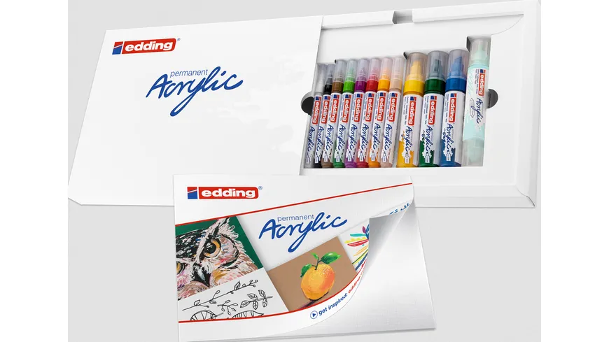 edding Acryl-Kreativset basic 12er Set