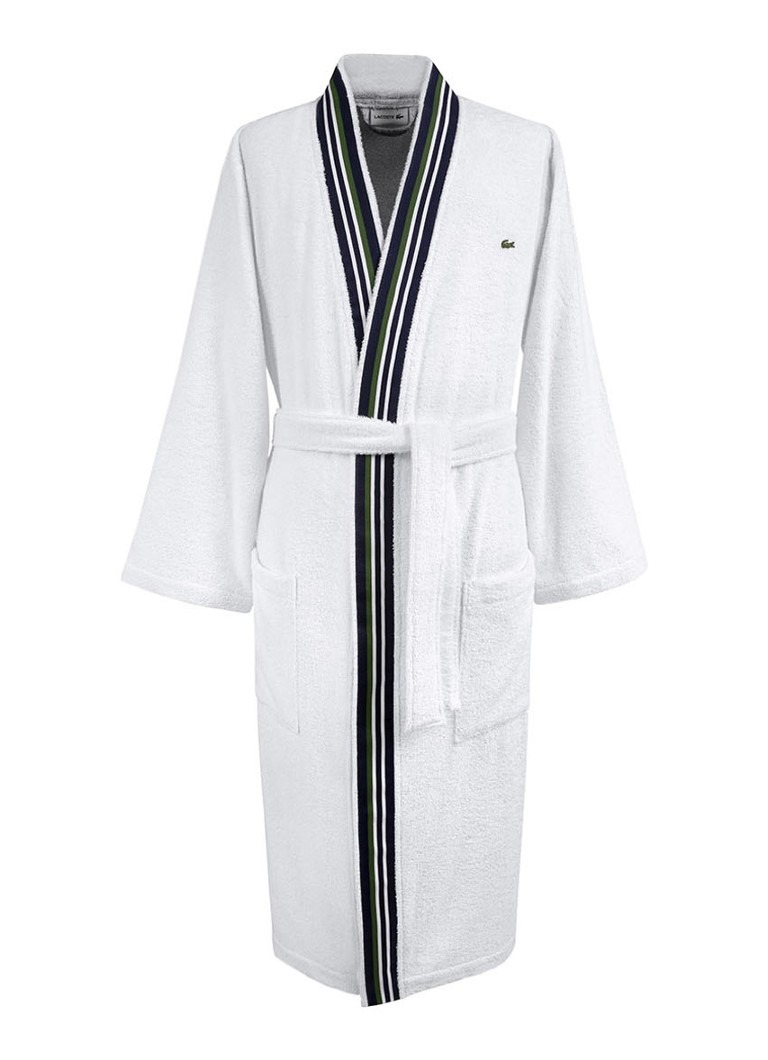 Lacoste Club bathrobe made of organic cotton