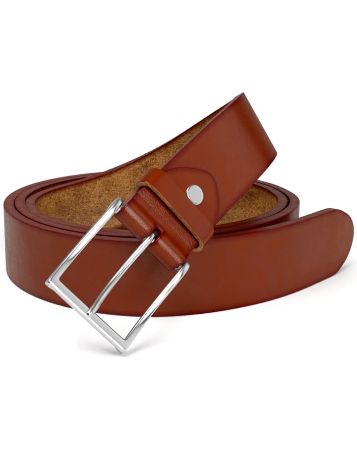 Kmisso Gürtel in Cognac Brown günstig kaufen