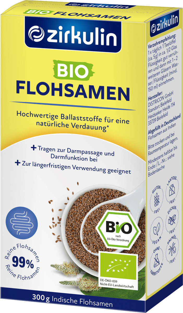Indische Bio Flohsamen, 300 g