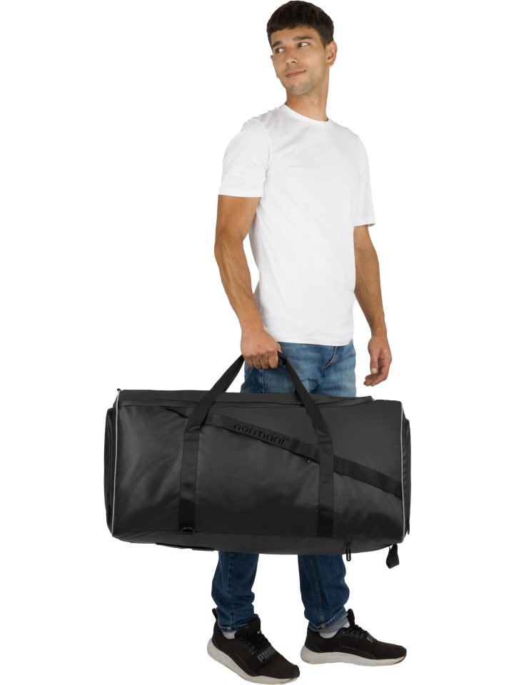 normani Sport- und Reisetasche mit Rucksackfunktion 90 l Nordpass in Schwarz günstig kaufen onesize