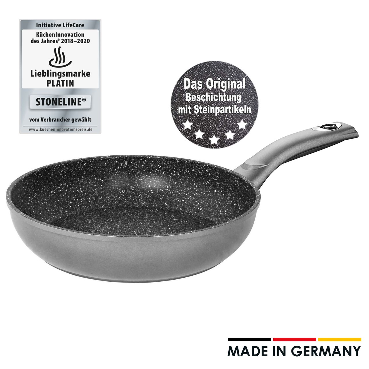 STONELINE® Gourmundo Made in Germany Schmorpfanne 28 cm