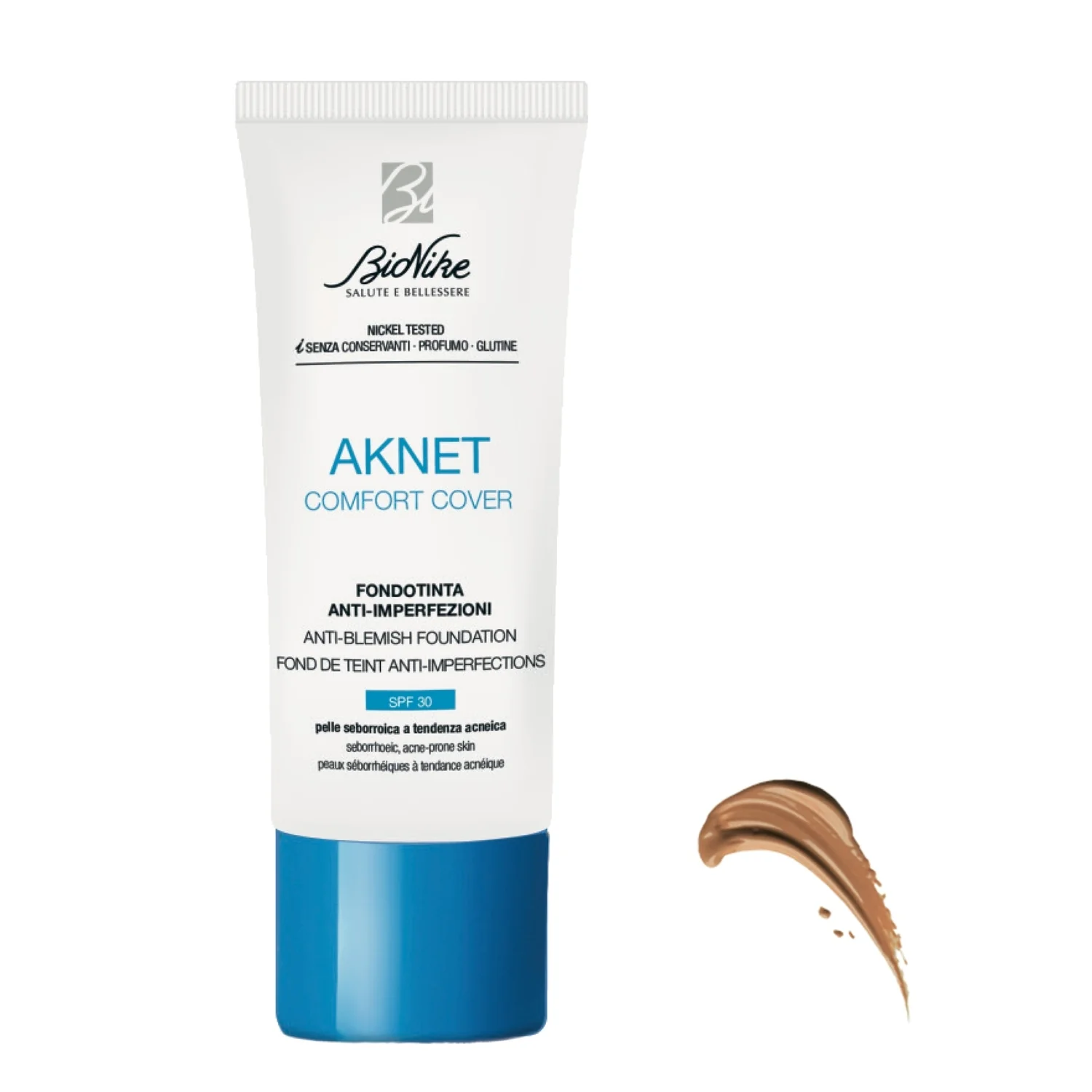 Aknet Comfort Cover Anti-Imperfection Foundation - Flydende Foundation