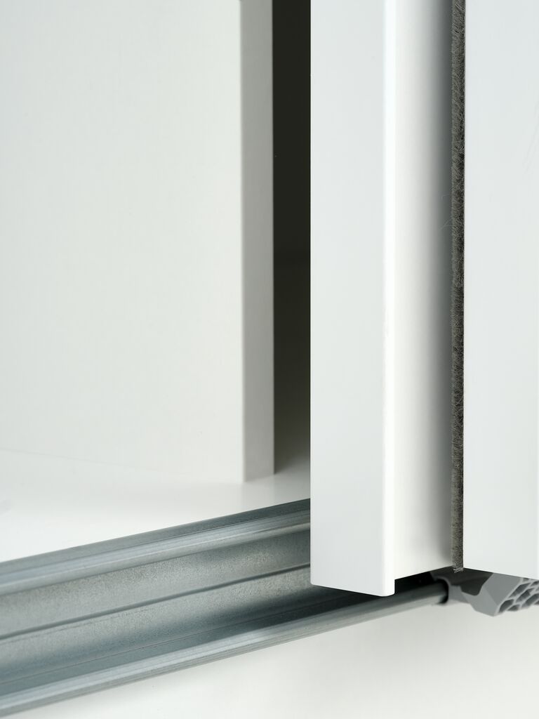 RABERG RABERG Schrank 150x200 mit Spiegel, weiß