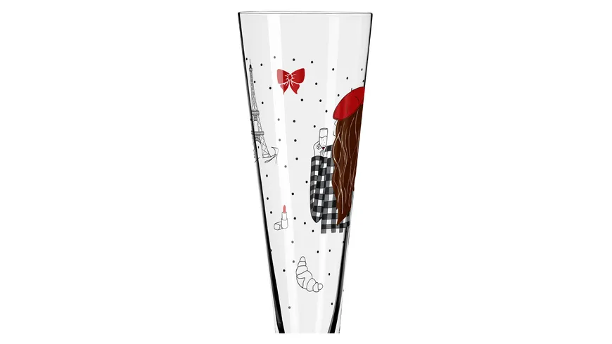 RITZENHOFF Champusglas Paris Edition von Lea Stuhldreier H23 Mehrfarbig
