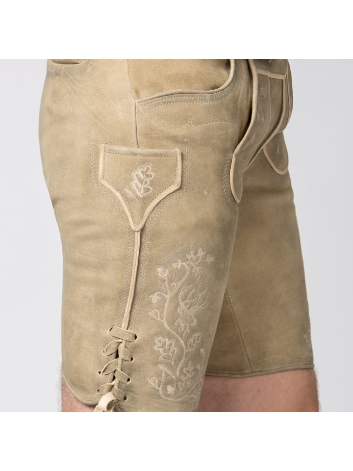 Stockerpoint Lederhose Edgar in hellbraun günstig kaufen