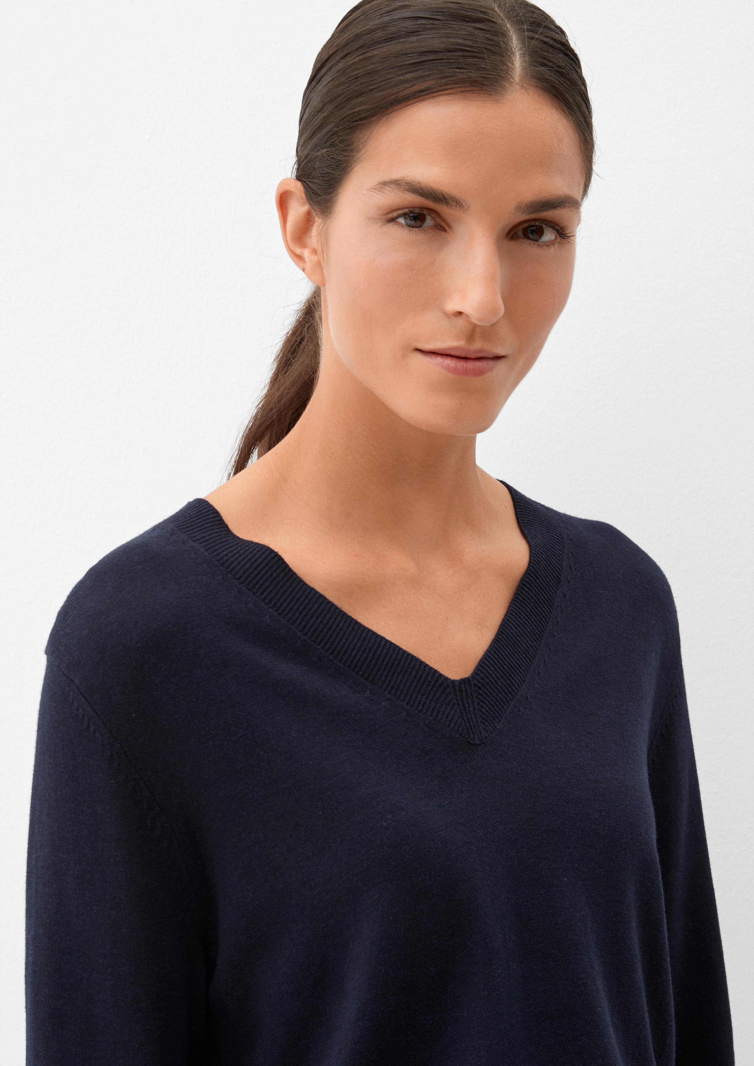 Feinstrickpullover aus Viskosemix  2118888-5959