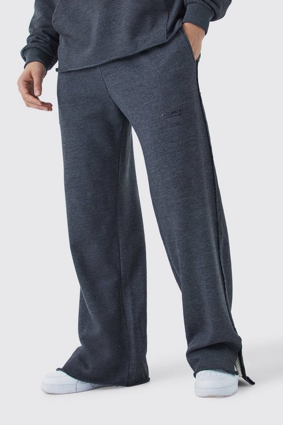 Jogginghose mit weitem Bein und Print
