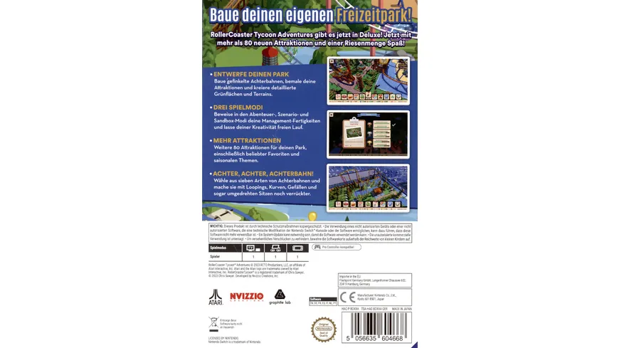 RollerCoaster Tycoon Adventures Deluxe