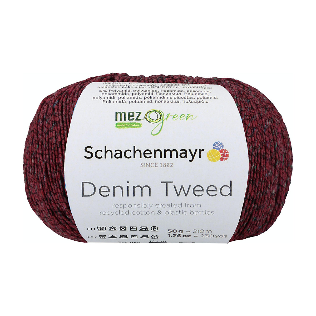 Handstrickgarne Denim Tweed, 50g Cherry
