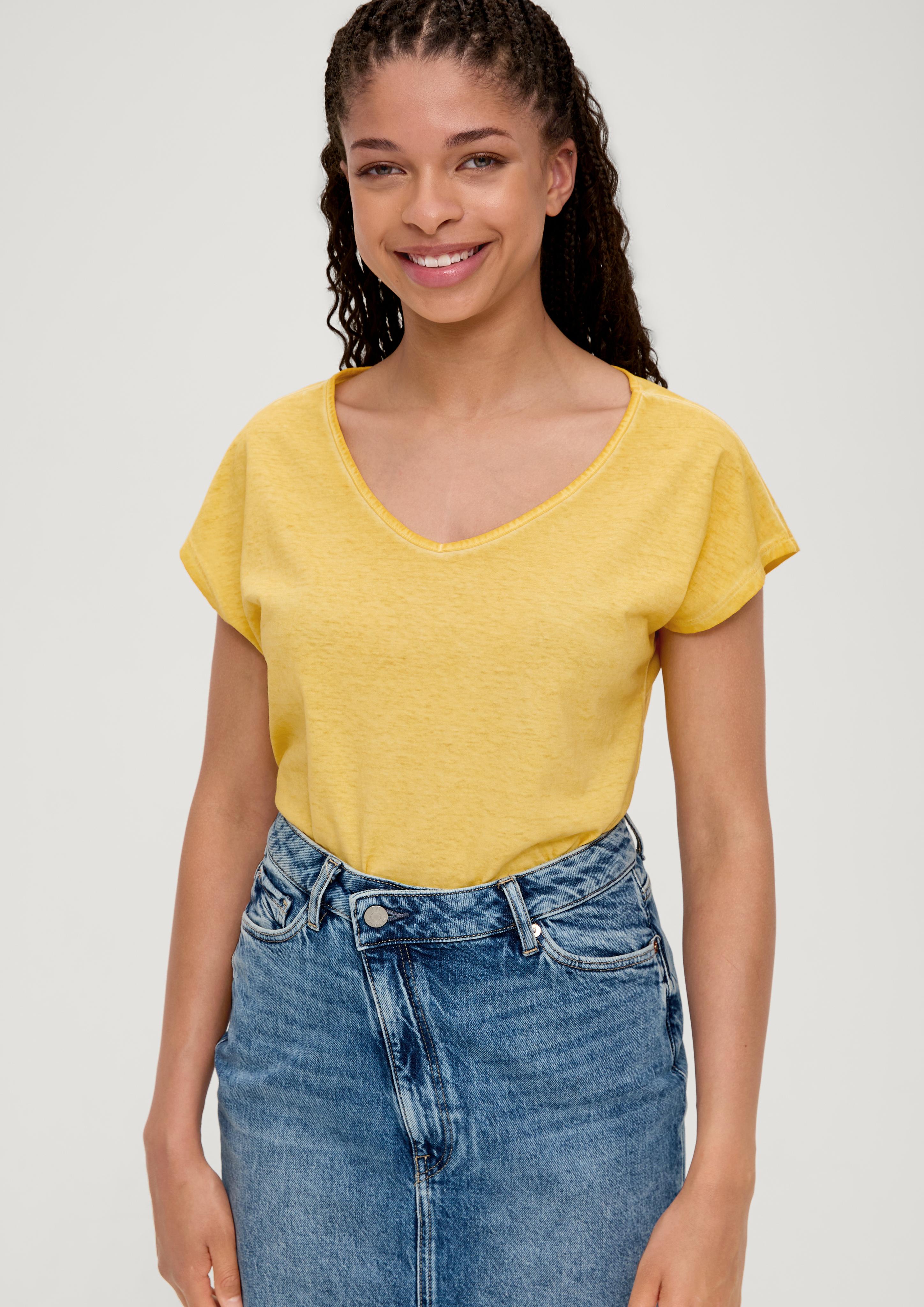 T-Shirt mit Garment Dye  2131398-1317