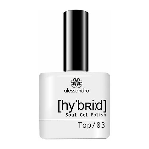 Esmalte de uñas en gel híbrido Alessandro Soul Top 8 ml