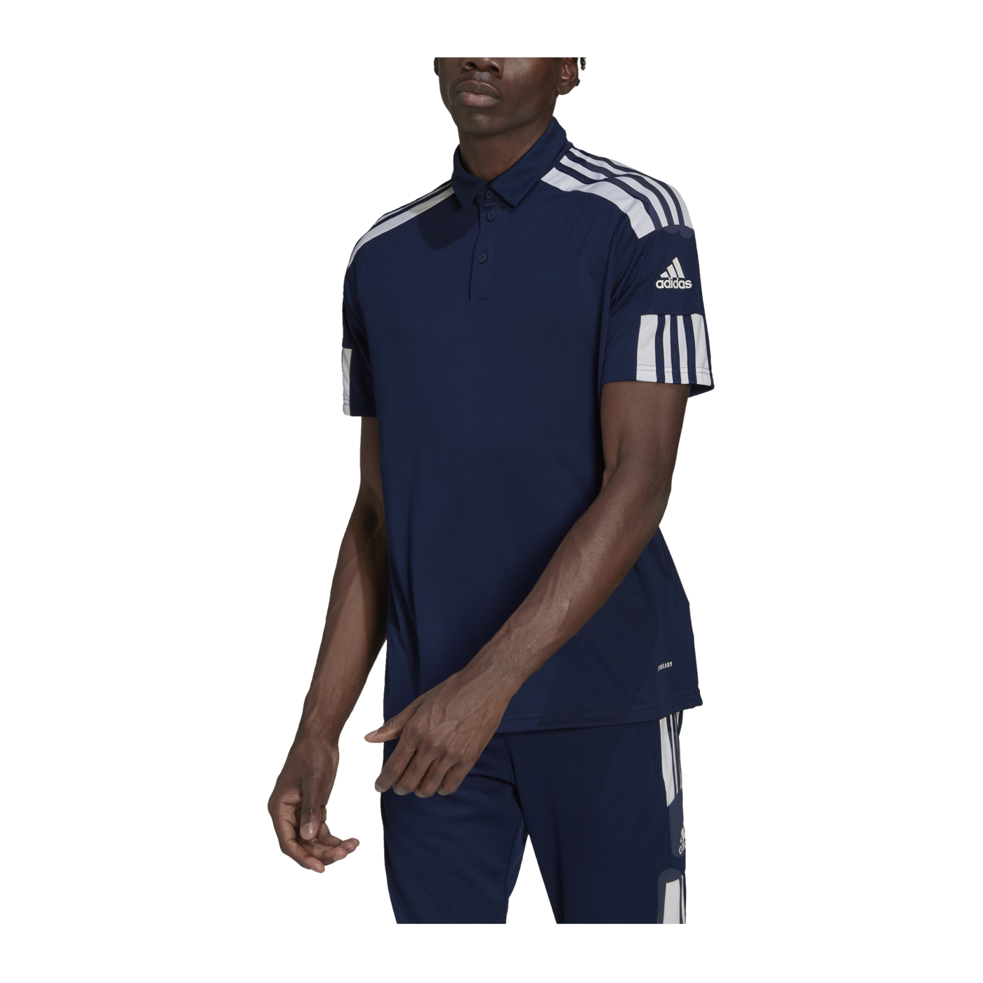adidas Squadra 21 Poloshirt Blau Weiss
