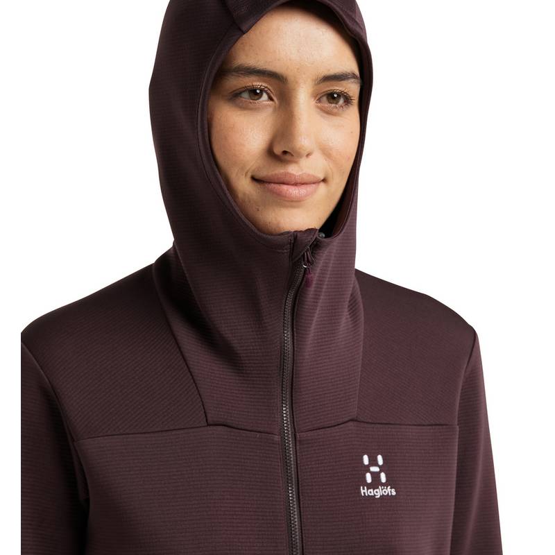Haglöfs Willow Mid Hood Fleecejacke Damen