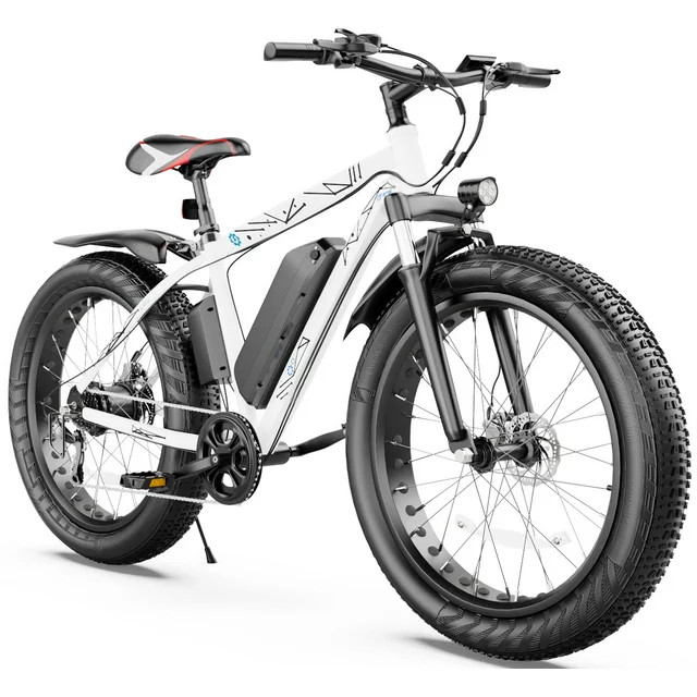 Gocio 26 4.0 Fat Tire Electric Bike for Adults, 500W Adults E Bike, 48V 13Ah Removable Li-Ion Battery, Professional 7-Speed