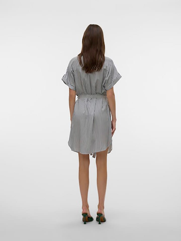Vero Moda Kleid in Schwarz/ Weiß günstig kaufen