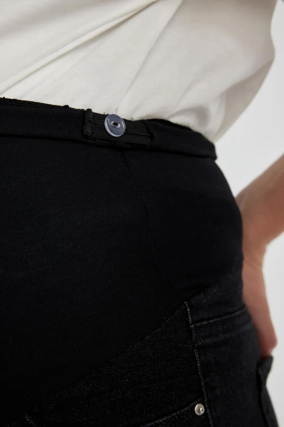 DeFacto  Lange Umstandshose mit hoher Taille und zerrissenen Details - Tycob63njn169628932537002
