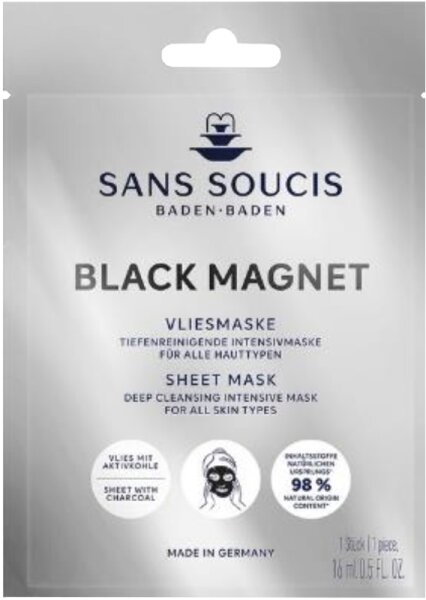 Sans Soucis Vliesmasken Black Magnet Tuchmaske
