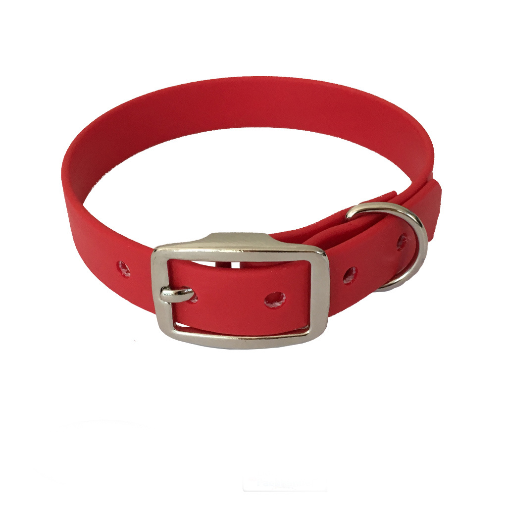 bio-leine Hundehalsbänder bio-leine 21-30cm HU Biothane Halsband rot 46 cm, 56 cm