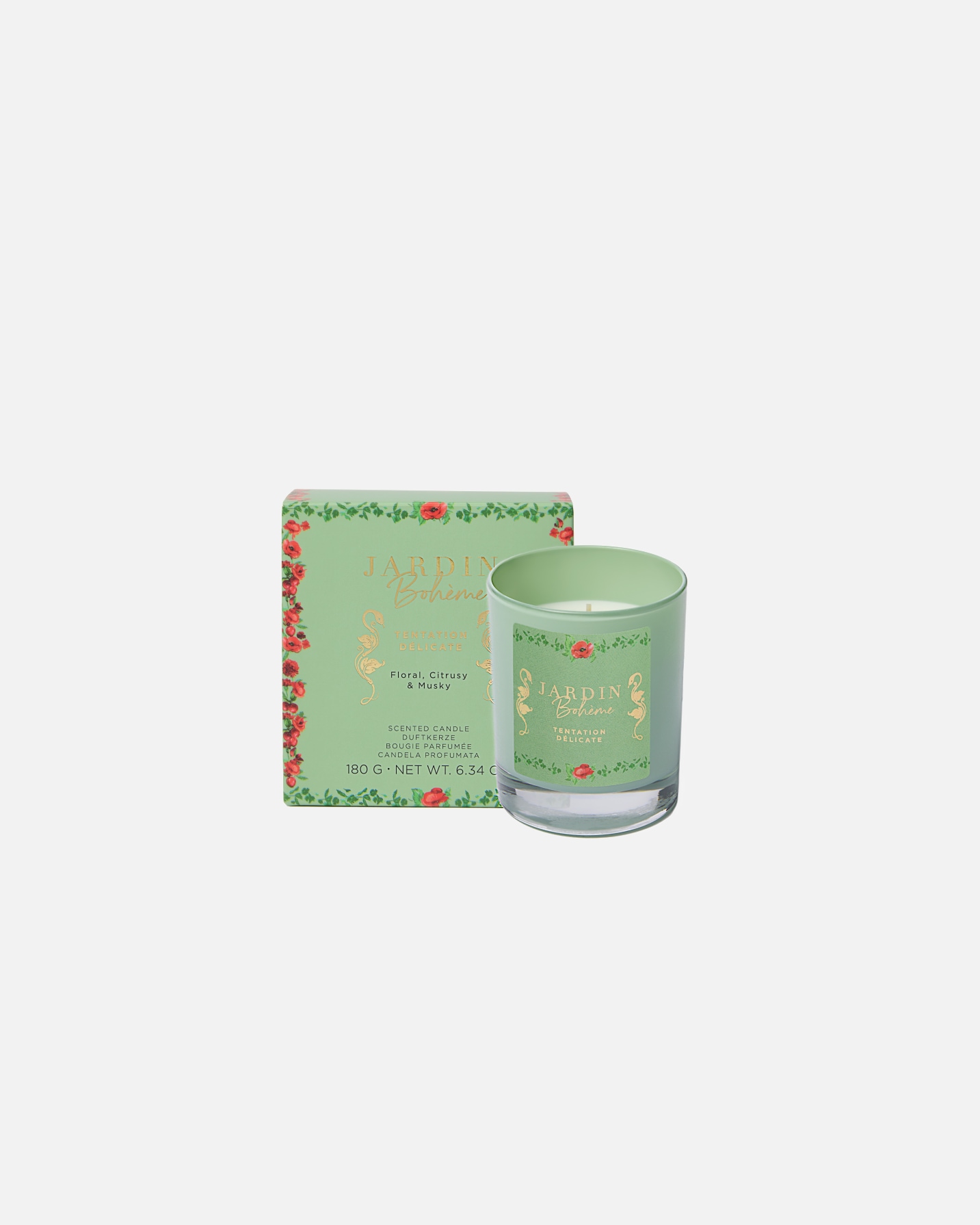 Świeca zapachowa Jardin Bohème Delicate Temptation 180g