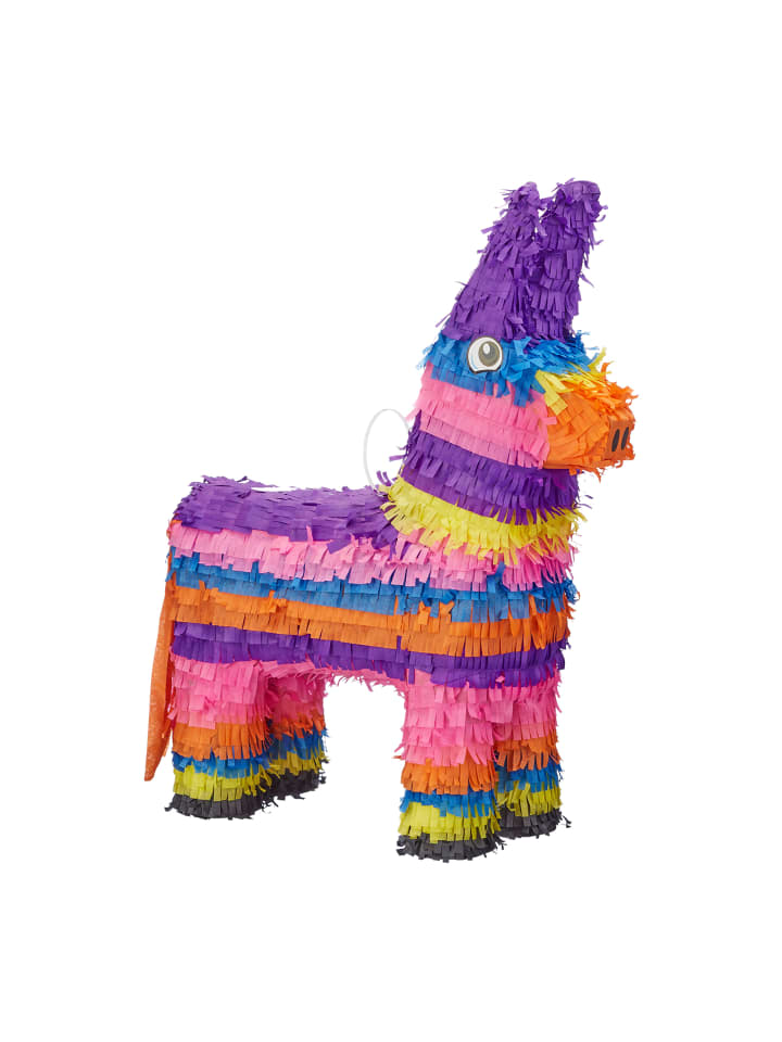 relaxdays Pinata Esel in Bunt - (B)40x (H)55 x (T)13 cm günstig kaufen onesize