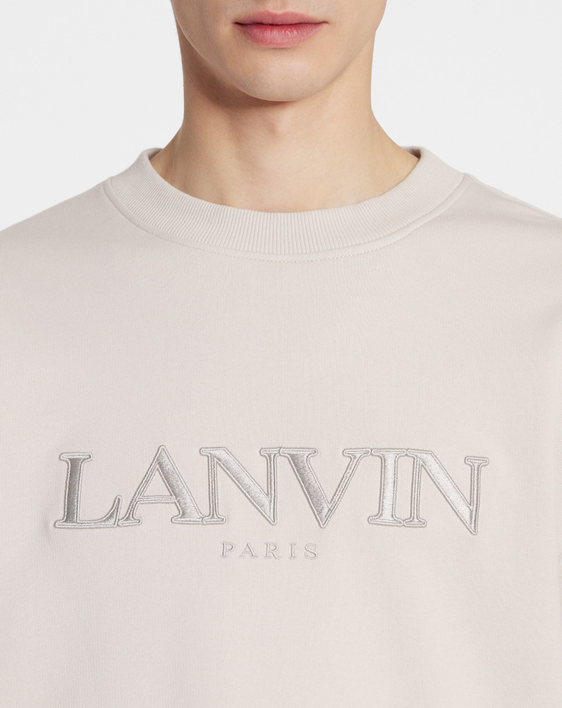 SWEAT-SHIRT OVERSIZE BRODÉ LANVIN PARIS