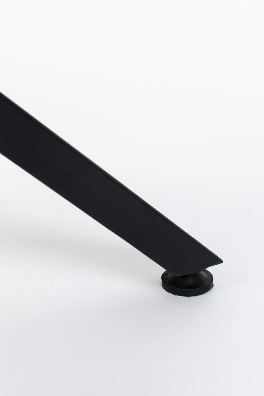 Trendmöbel24 Bartisch Bartisch MAZE rund Schwarz Ø 75 x 93 cm