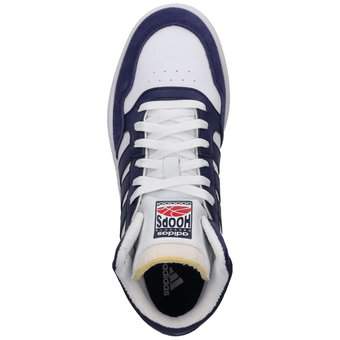 adidas Hoops 3.0 Mid Sneaker in weiß